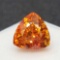 Brilliant Trillion cut Orange Sapphire 5.98ct gemstone