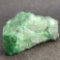 raw uncut Green Emerald gemstone 196.0ct