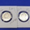 1944 and 1945 Jefferson Nickel D/D silver coins