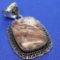 Sterling silver pendant new native style lapis stone inlay nice piece