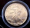 American silver eagle 1987 frosty white gem bu blazing 1 troy oz round