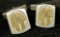 AMP Sterling Silver and 14K Gold Cufflinks