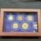 90% silver coin in beautiful wood display box coins