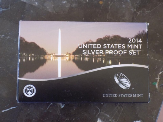 2014 usa silver proof set double set 15 coins