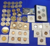 Huge coin lot Canada coins, Kennedy half dollar, Susan B, Penny, Nickels