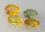 1.04ct multi color Topaz lot untreated earth mined gems high quality