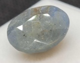 Earth mined Gray Sapphire round 8.88ct gemstone