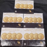 5 2015 United States Mint President $1 Four-Coin set Denver