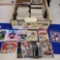 box of football cards 1990-2000s