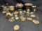 Assorted Home Decor. Brass, Pewter, Non Magnetic. Dept 56 India