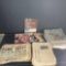 vintage magazines and newspapers