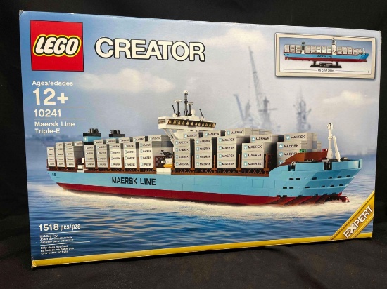 WOW! Factory Sealed LEGO Creator Maersk Line Triple-E Expert 1518 pcs High End LEGO Set