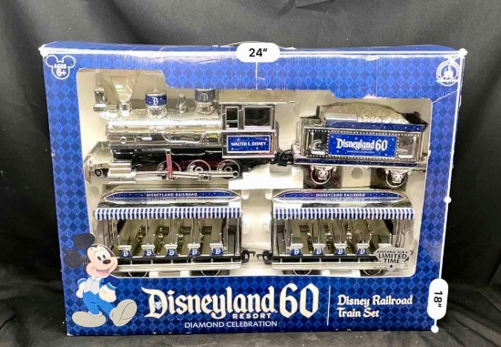 Disneyland Resort 60 Diamond Celebration Disney Railroad Train Set "G" Scale