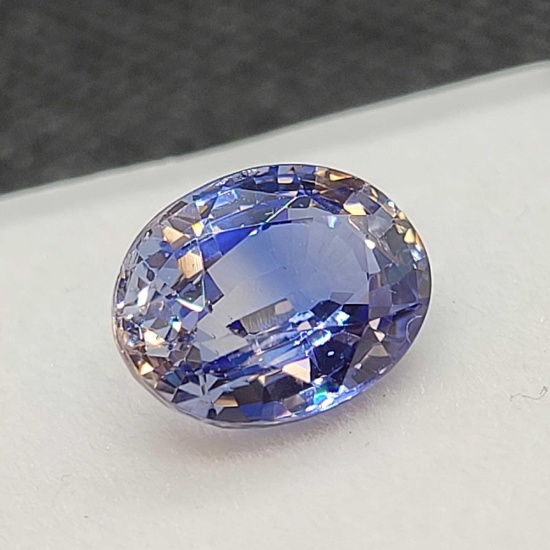 beautiful oval cut blue Sapphire gemstone 4.21ct
