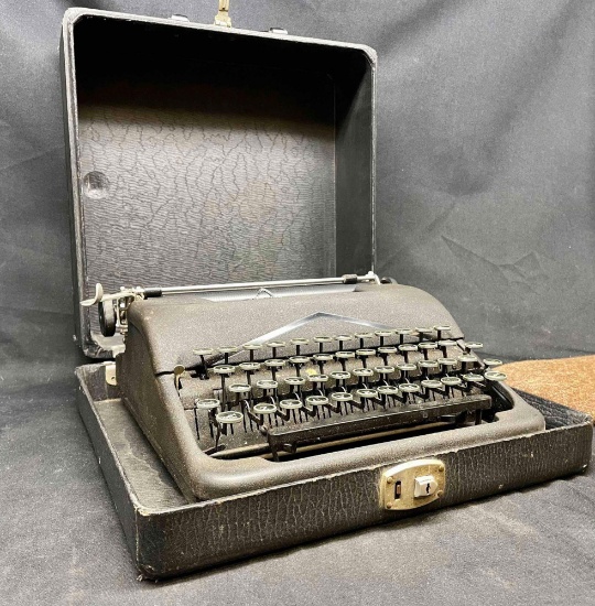 Standard Vintage Typewriter with Case