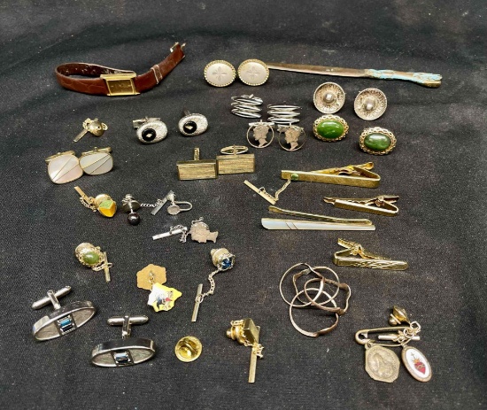 Fancy Designer Cufflinks, Tie Clips, More. Anson, Hickok, Ascot More