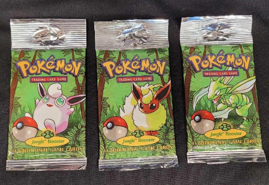 Pokemon card's Jungle Art set 3 WOTC Sealed packs
