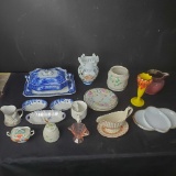 Vintage china ceramics kitchenware candy bowls etc