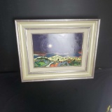 Framed art by Armand Vallee singed and dated 1994