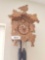 Poppo cuckoo clock carved wooden
