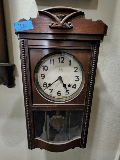 Vintage American Wall Clock