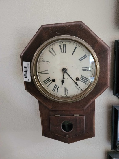 seth thomas wall clock with key