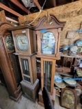 lot of two grandfather clocks daneher cornwell