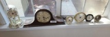 shelf of clocks seth thomas elgin baby ben big ben