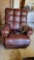 Leather Electric power lift recliner