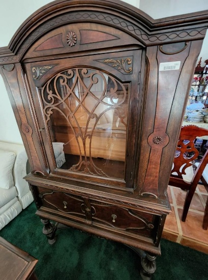 Vintage Display Case Hutch