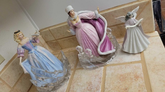 House of Faberge porcelain Princesses LLadro singing Angel