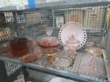 vintage lot of pink depression glassware Goodwill Location