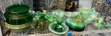 Colorful Assorted Green Glassware. etc Goodwill Location
