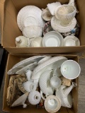 2 Box Milk Glass Lot etc Goodwill Location