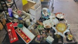 Vintage Perfume nottles jewelry ring plates etc Goodwill Location