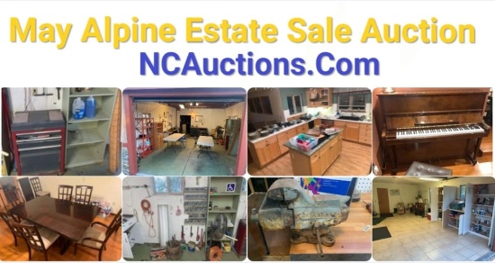 May Short Notice Alpine Estate Sale Auction