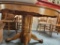 Oak Dining Room table with expandible leaf 4 chairs