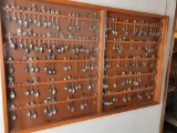 Spoon Collection Various Optional Wood Spoon Display Case Plexi Doors 48in wide x 30in tall