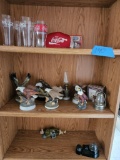 Shelf Contents Coke Cola Collection Eagles Glasses etc