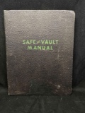 Vintage 1948 Safe and Vault Manual By W.J. Wright