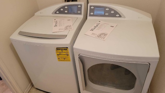 GE Profile Washer Gas Dryer set