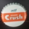 Orange Crush Bottle Cap Sign