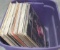 Small Bin of Vintage Records, Frank Sinatra Don Shirley Chuck Mangione Nat King Cole Stan