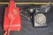 2 Vintage Rotary Telephones