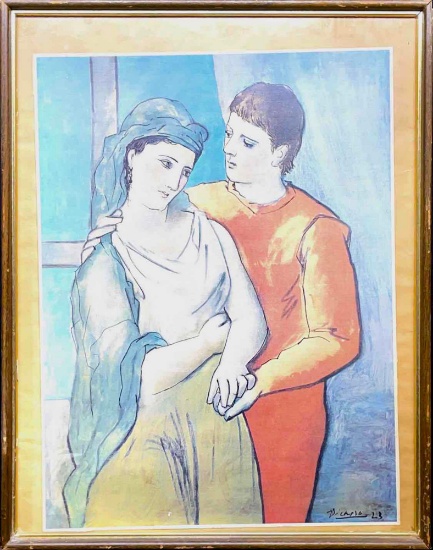 The Lovers Pablo Picasso Framed Print