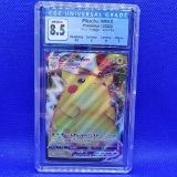 2020 Pokemon Vivid Voltage Pikachu VMAX 044/185 CGC 8.5 NM/Mint+