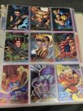 binder of X-Man Trading cards