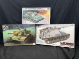 Tamiya, Academy. Model Tanks. German Nashorn, M60A2 Patton, U.S. Tank Destroyer M36 Jackson