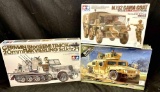 Tamiya, Academy Military Models. German Semitrack Flakvierling Sd.kfz7/1, M1151 Enhanced Armament