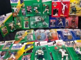 Large Bin of Vintage Starting Lineup Sports Figures Some Rare HTF. Sanders, Ickey, Baseball,